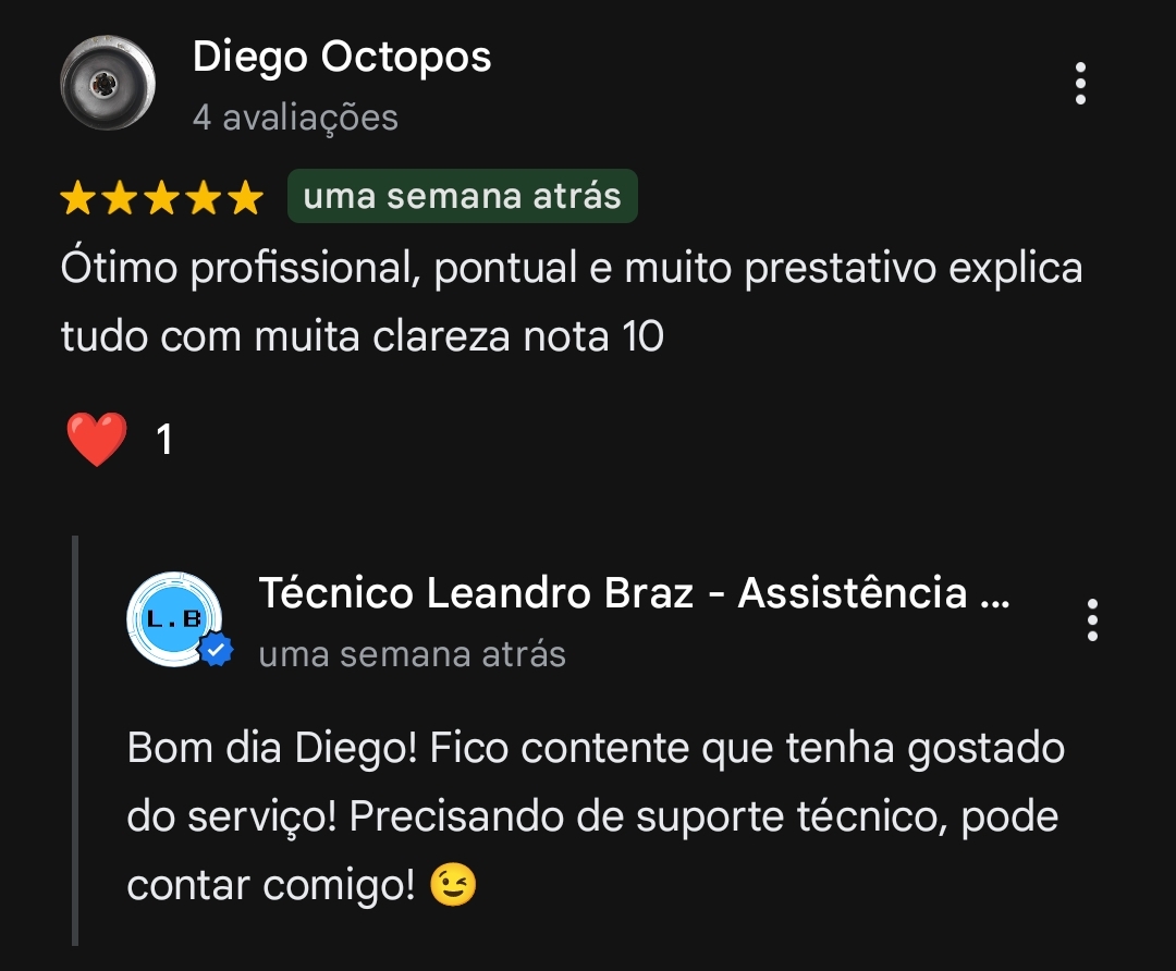 Avaliação Google Maps 2